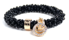 BEADZ LUX - Black Smiley (RVS)