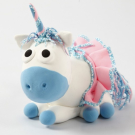 unicorn DIY pakketje blauw