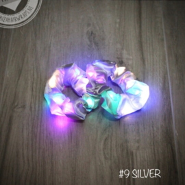 Zileren scrunchie met LED lampjes