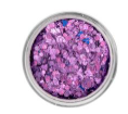 PXP pressed chunky glitter cream lavendel