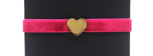 Velvet liefs pink