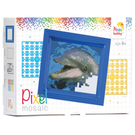 pixelset mini mosaic  dolfijn in verpakking