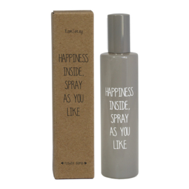 HUISPARFUM - HAPPINESS INSIDE. SPRAY AS YOU LIKE - GEUR: FLOWER BOMB