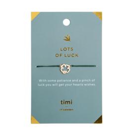 Timi of sweden | Lots of luck| Armband