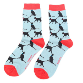 Miss Sparrow | Lucky cats | Powder Blue | One Size