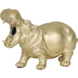 Nijlpaard Tafellamp Goud