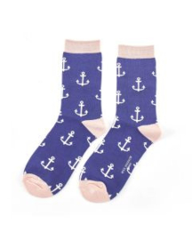 Miss Sparrow | Anchors | Navy | One Size