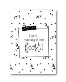 Cadeaulabel | Hoera, het is feest!