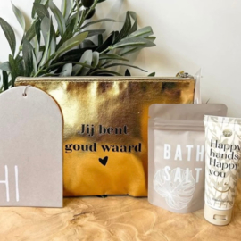 Toilettasje met inhoud | Goud Waard