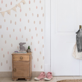 Muurstickers Druppels | Roze