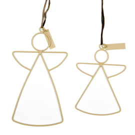 Mrs Bloom Metalen hanger Engel Clay | diverse maten