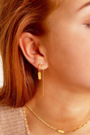 Oorbellen Sun | Zilver