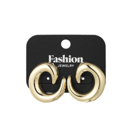 Oorbellen Swirl | Goud