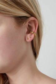 Ear Cuff Zirkonia | Goud