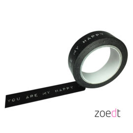 Zoedt Masking tape | You are my happy