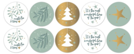 Sticker | Kerst | 10 stuks