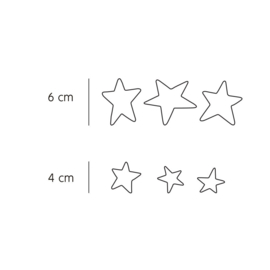Muursticker Sterren | Blauw