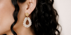 Oorbellen Yvette | Champagne