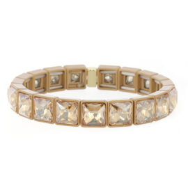 Pinto – Champagne Damesarmband met Elastische Band