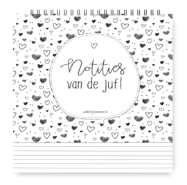 Weekplanner voor de juf