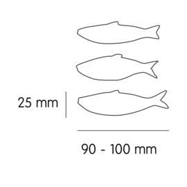 Muurstickers Sardine