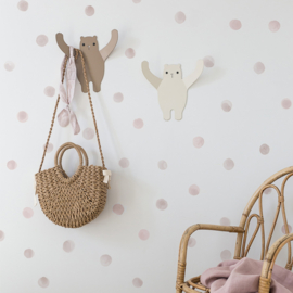 Muurstickers Dots | Roze