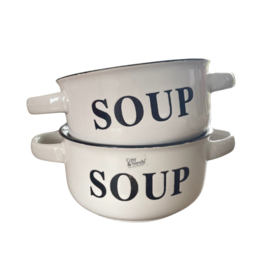 Set van 2 soepkommen