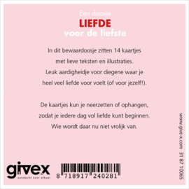 Een doosje liefde voor de liefste