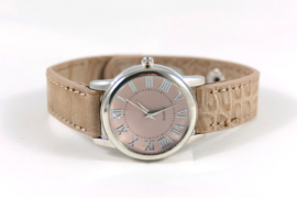 Horloge Croco | Taupe