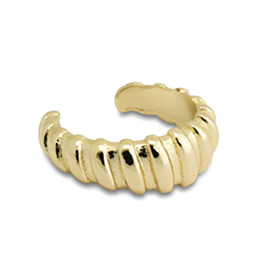Croissant Ear Cuff | Goud of Zilver | Stainless Steel - Geen Gaatje Nodig