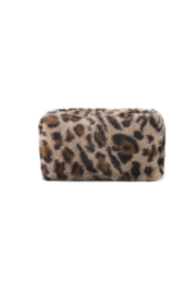 Toilettas Fluffy Leopard | Khaki