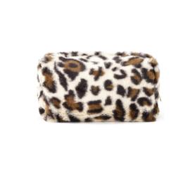Toilettas Fluffy Leopard | Beige