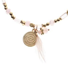 BIBA Ketting/ Armband Pink