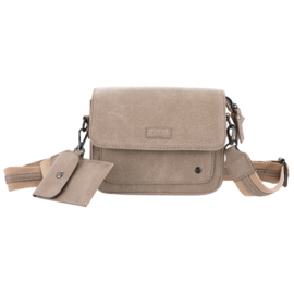 Tas Toulon Taupe – Crossbody, Schoudertas & Heuptas
