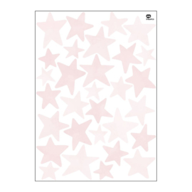 Muursticker Sterren | Roze