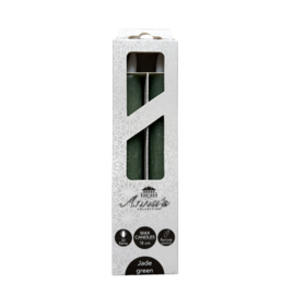 Led Dinerkaarsen 18 cm | Jade Green