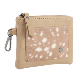 Portemonneetje Porto met Bambiprint - Beige