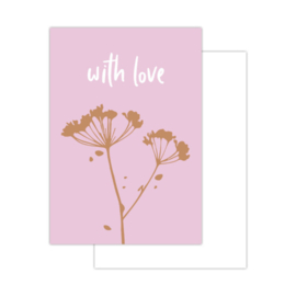 Kaartje | With love flower