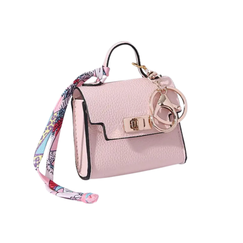 Sleutelhanger Tasje | Roze