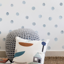 Muurstickers Dots | Blauw