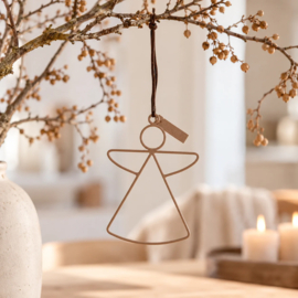 Mrs Bloom Metalen hanger Engel Clay | diverse maten