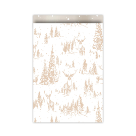 Cadeauzakjes Reindeer forest | per 10 stuks