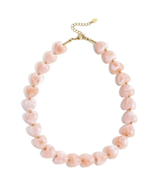 Ketting Hartjes | Zalmroze