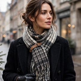 Mont Blanc Sjaal met lus | Black