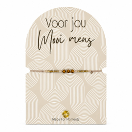 Armband |  Voor Jou Mooi Mens