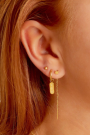 Oorbellen Sun | Zilver