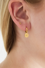 Oorbellen Roma Munt | Zilver
