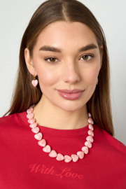 Ketting Hartjes | Zalmroze