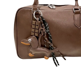 Sleutelhanger Teckel | Bruin