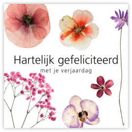 Kadokaartje | Hartelijk gefeliciteerd